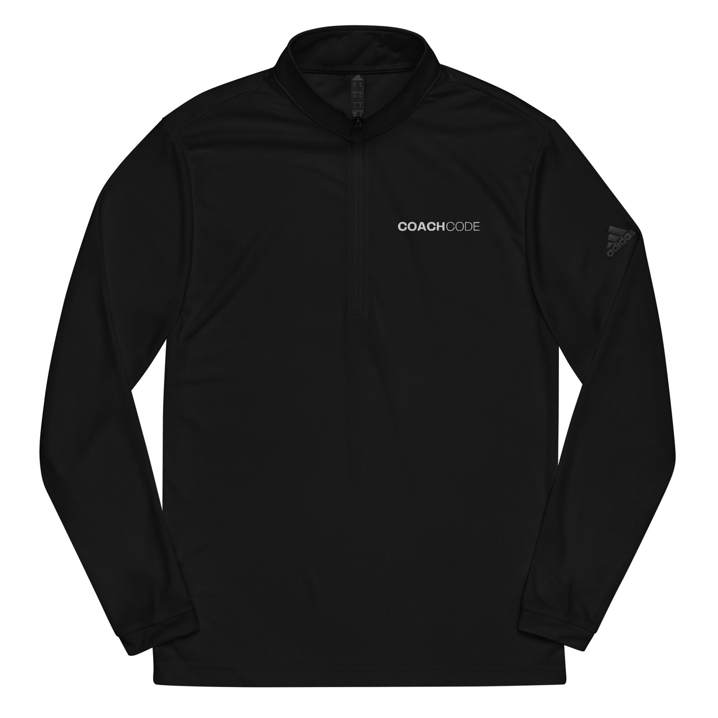 Coach Code White Quarter zip pullover