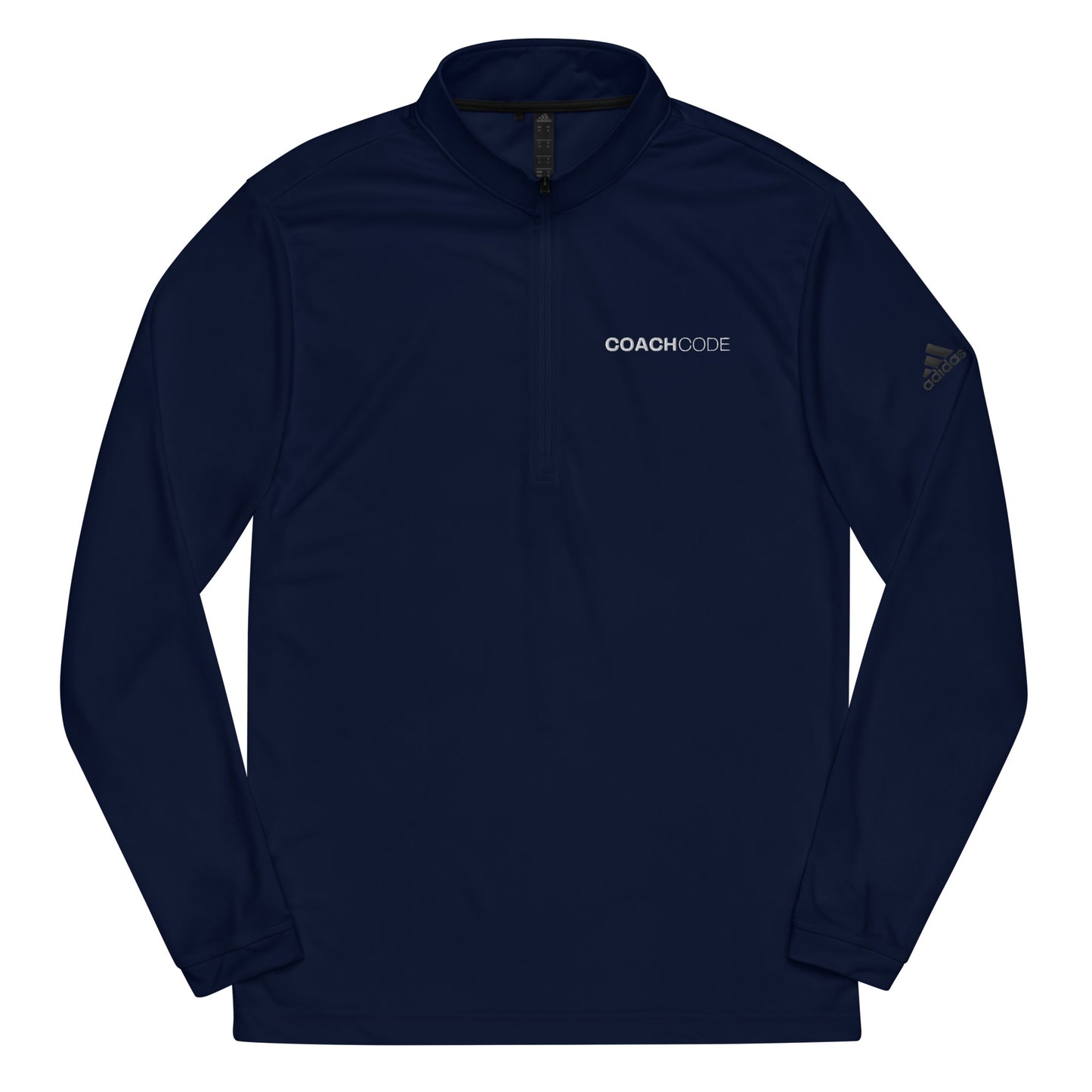 Coach Code White Quarter zip pullover