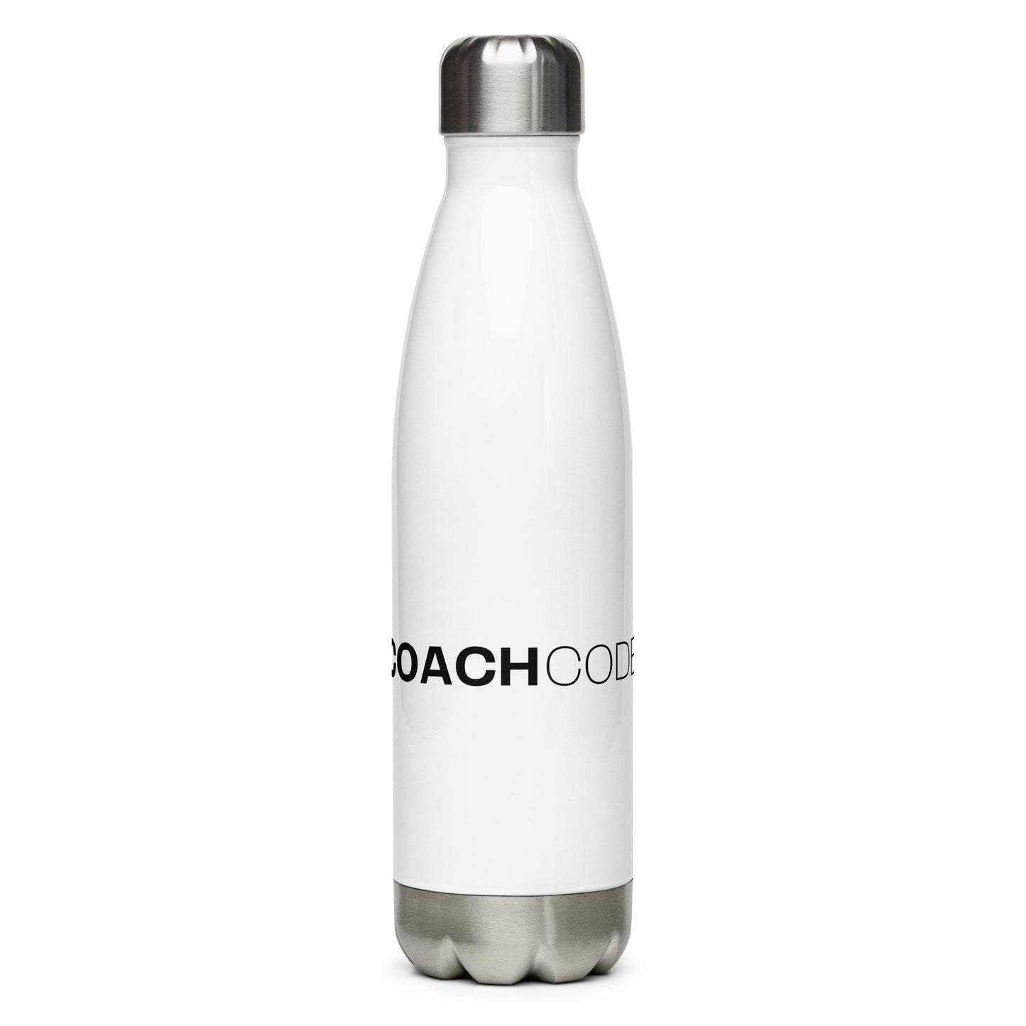 Coach Code Stainless Steel Water Bottle