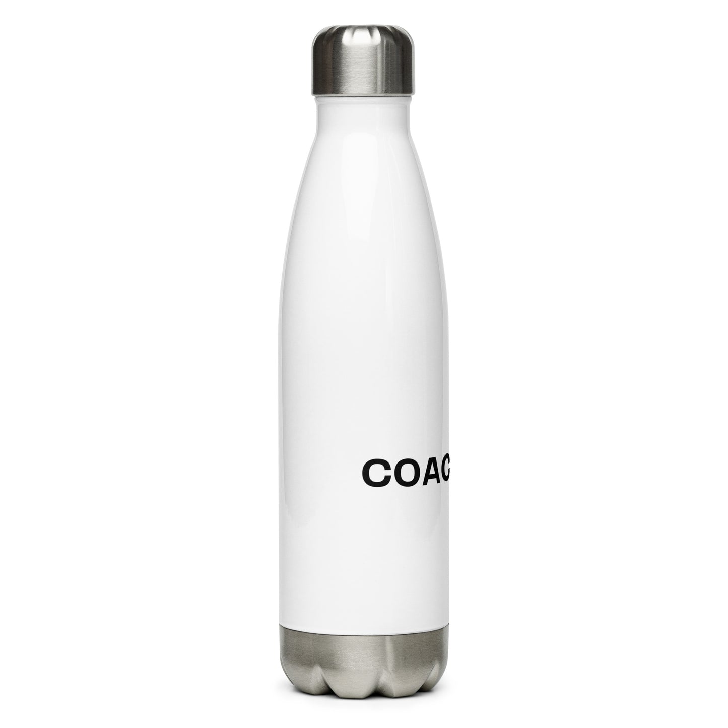 Coach Code Stainless Steel Water Bottle